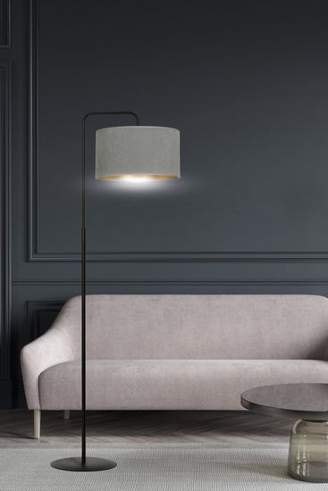 Bioledex Lyngar Stehleuchte E27 150cm grau 50x150x35cm Made in Europe