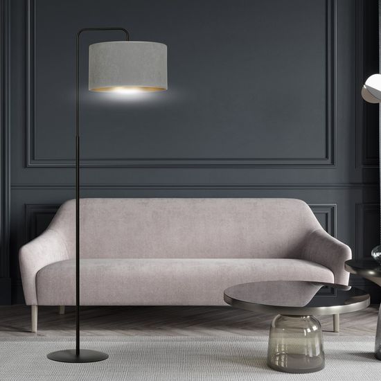 Bioledex Lyngar Stehleuchte E27 150cm grau 50x150x35cm Made in Europe