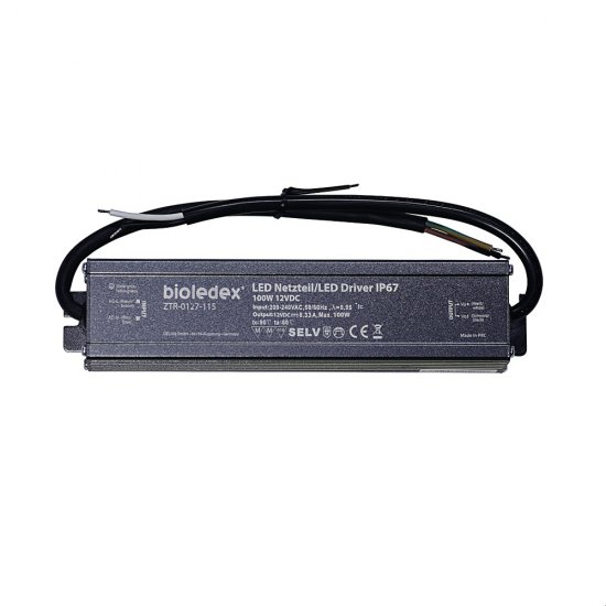 Bioledex 100W 12V DC LED Treiber IP67 wasserdichtes Netzteil für 12V LEDs