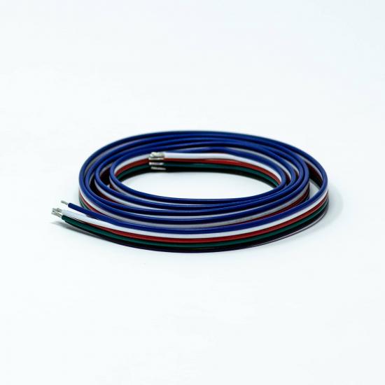 Bioledex Kabel 3 Meter 5-Pin 0.3mm² für RGBW, RGB+W, RGBWW, RGB+WW LED Streifen