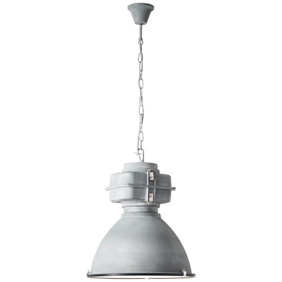 Brilliant Anouk Pendelleuchte 48cm (Glas) E27 Grau Antik 93444/70