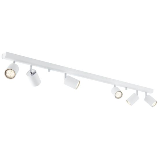 Brilliant Different Spotbalken, 6-fach GU10 Weiß 94416/05