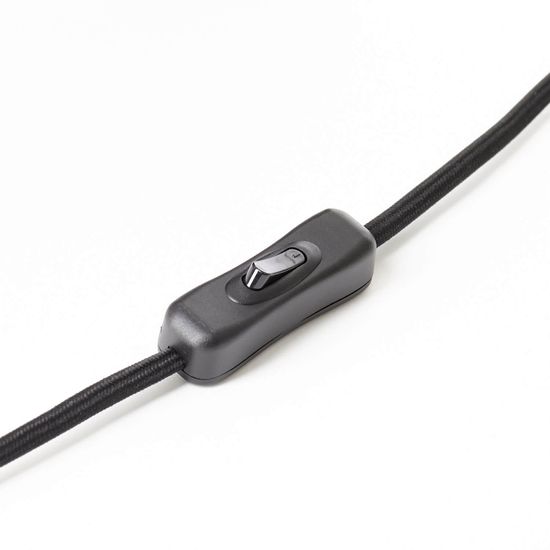 Brilliant Woodball Tischleuchte 28cm E27 Schwarz Matt Natur 94699/06
