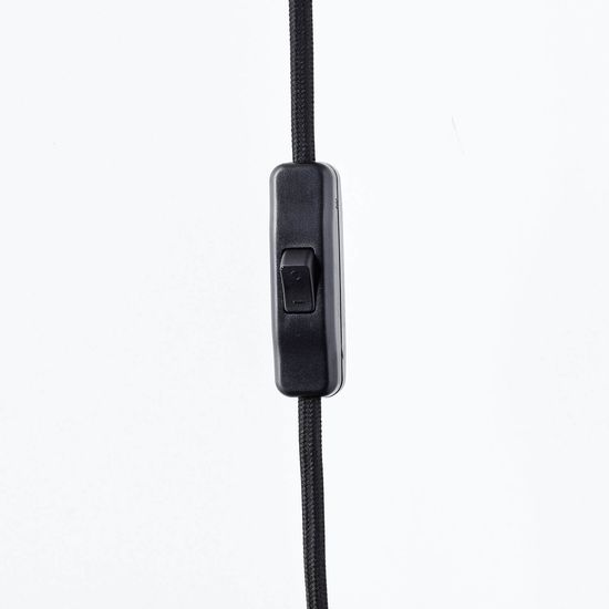 Brilliant Benny Wandleuchte E27 Schwarz Matt Natur 99705/76
