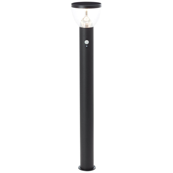 Brilliant Tulip LED Außenstehleuchte 3W Warmweiß IP44 Schwarz Solar, Bewegungsmelder G40412/06