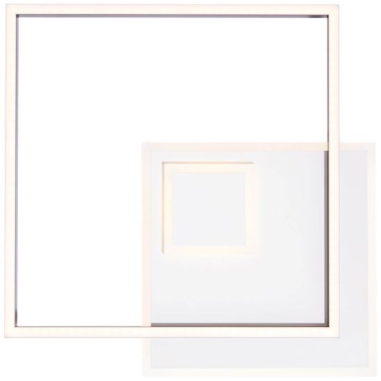 Brilliant Iorgo LED Deckenleuchte 44x44cm 40W Warmweiß Schwarz Weiß G99785/76