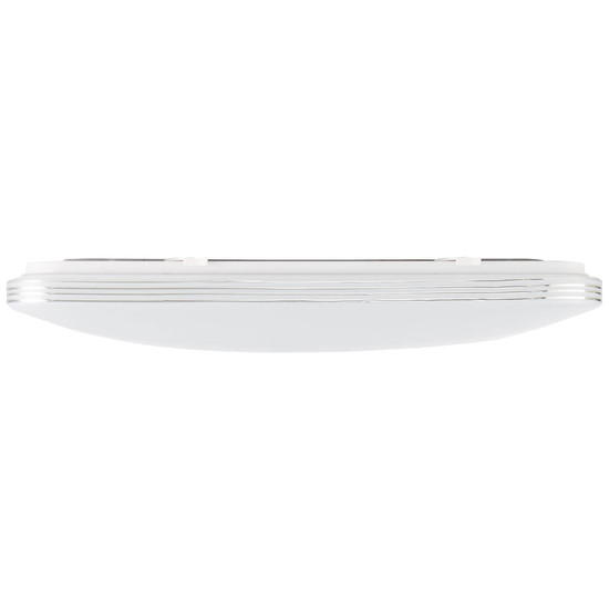 Brilliant Ariella LED Wand- und Deckenleuchte 54x54cm 48W Tageslichtweiß Weiß Chrom Nachtlicht, Timer G96965/05
