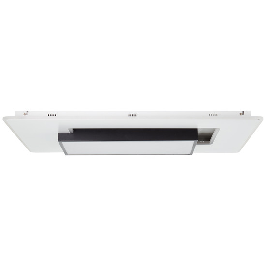 Brilliant Hutson LED Deckenleuchte 80x50cm 60W Tageslichtweiß Weiß Schwarz Memory Funktion, Nachtlicht G99588/75