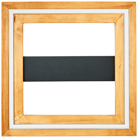 Brilliant Rhea LED Deckenleuchte 45x45cm 24W Warmweiß Schwarz Holz FSC G99748/76