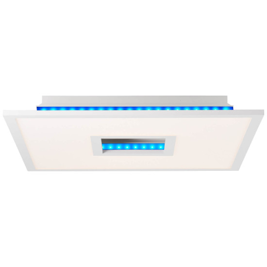 Brilliant Ellia LED Deckenaufbau-Paneel 45x45cm 24W Tageslichtweiß Weiß Memory Funktion, Nachtlicht, Timer G99882/05