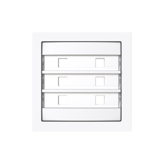 Busch-Jaeger Zentralscheibe 6-fach beleuchtbar Busch-art linear 2CKA001582A0449 1575 CN-44G