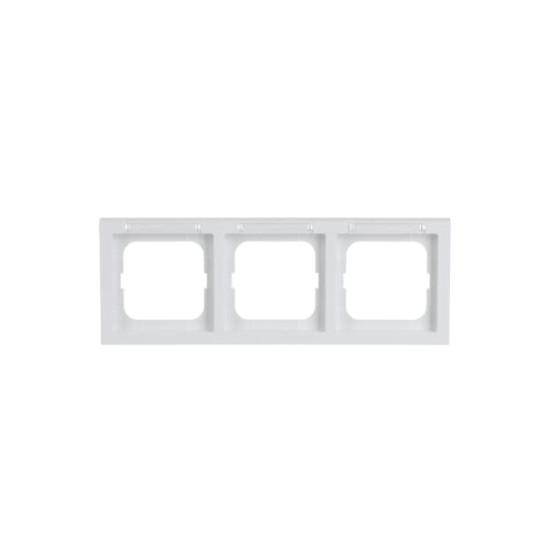 Busch-Jaeger Abdeckrahmen 3-fach Rahmen mit Beschriftungsfeld waagerecht 2CKA001754A4369 1733-184 NSK