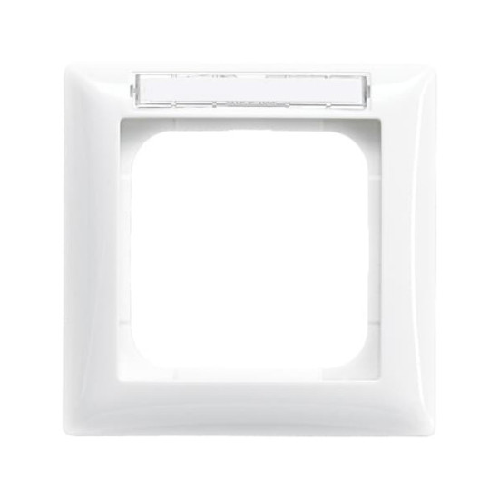 Busch-Jaeger Abdeckrahmen 1-fach Rahmen mit Sichtfenster Busch-balance SI 2CKA001754A4548 1721 NS-914