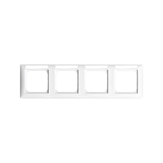 Busch-Jaeger Abdeckrahmen 4-fach Rahmen mit Sichtfenster Busch-balance SI 2CKA001754A4551 1734 NS-914
