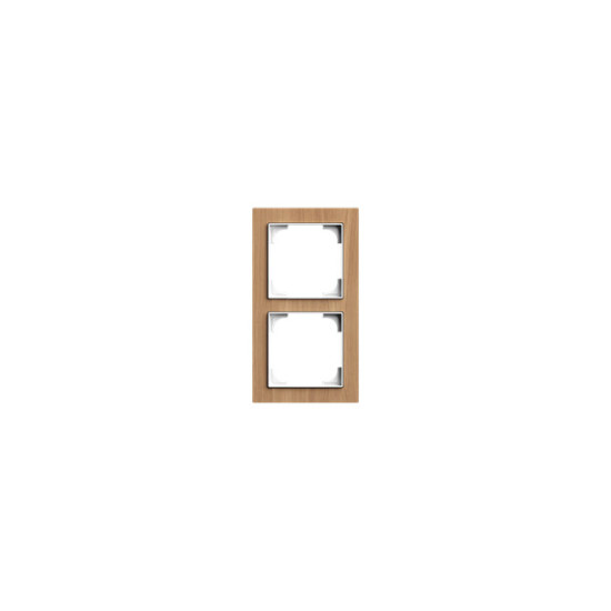 Busch-Jaeger Abdeckrahmen 2-fach Holz Eiche - Busch-art linear Busch-art linear 2CKA001754A4888 1722-4083