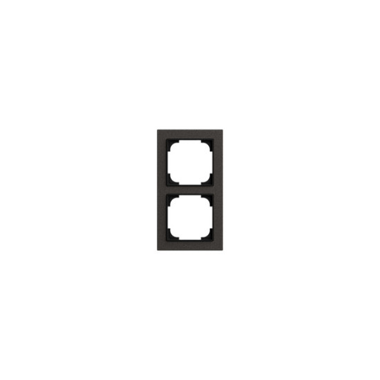 Busch-Jaeger Abdeckrahmen 2-fach papierschwarz - Busch-art linear Busch-art linear 2CKA001754A4898 1722-4045