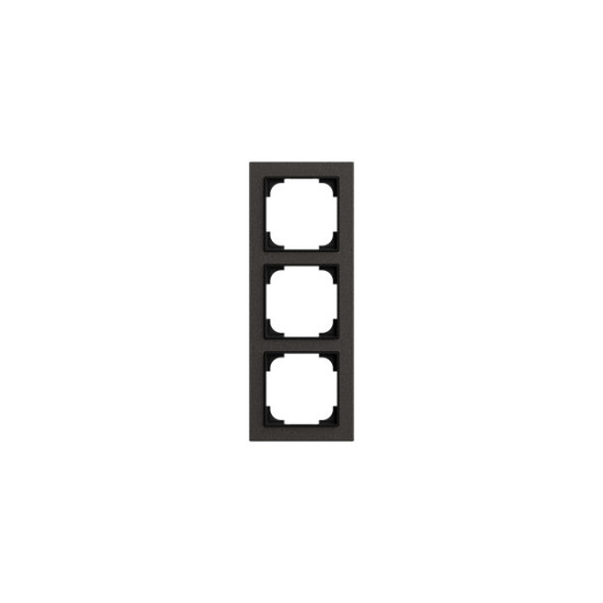 Busch-Jaeger Abdeckrahmen 3-fach papierschwarz - Busch-art linear Busch-art linear 2CKA001754A4899 1723-4045