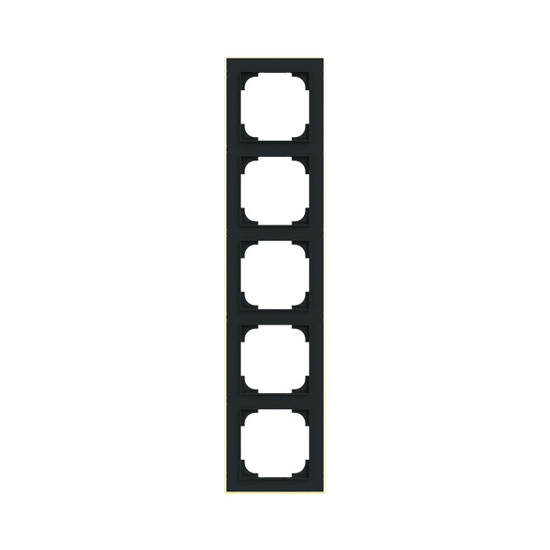 Busch-Jaeger Rahmen 5-fach mit Dekorring Busch-art linear 2CKA001754A4927 1725-453M