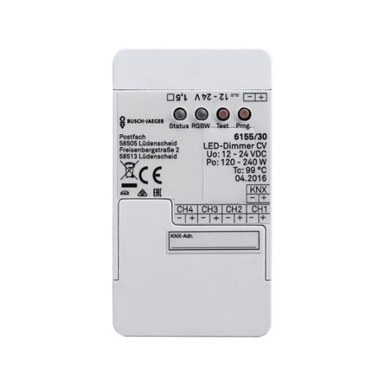 Busch-Jaeger LED-Dimmer Konstantspannung 1-4-fach 2CKA006151A0253 6155/30