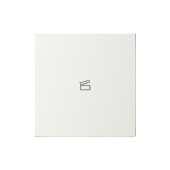 Busch-Jaeger Abdeckung als Taster 1-fach Symbol Szene Busch-balance SI 2CKA006199A0169 LFST/A.1.55.11-914