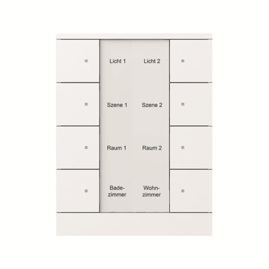 Busch-Jaeger Bedienelement 8-fach Busch-Tenton 2CKA006330A0013 SB/U8.0.11-84
