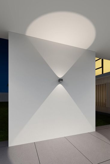 CMD LED Wandaußenleuchte 2x6W Warmweiss IP65 Anthrazit CMD-9029