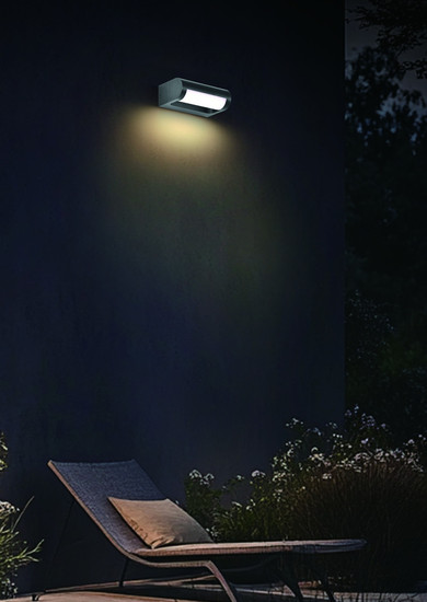 CMD LED Wandaußenleuchte 12W Warmweiss IP65 Anthrazit CMD-9052