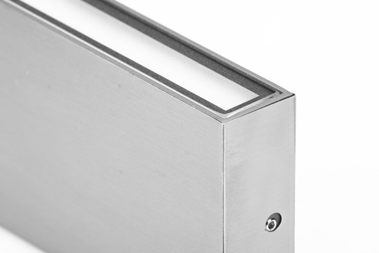 CMD LED Wandaußenleuchte 2x3W Warmweiss IP54 Edelstahl CMD-9061