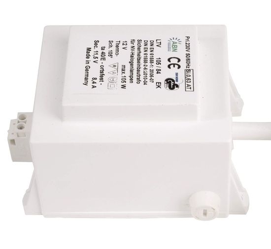 ABN Netzgerät, Transformator, DIM, CV, 11,5V AC, 105 W, dimmbar, 60,50-105W 000107