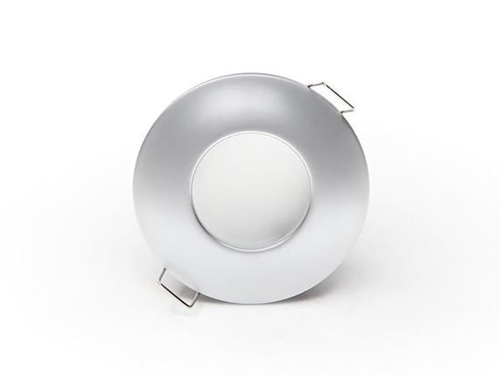 Deko-Light Deckeneinbauring, silber, matt, 12V, GU5.3 MR16, max. 35W, IP65 110001