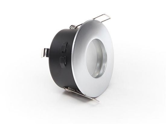 Deko-Light Deckeneinbauring, silber, matt, 12V, GU5.3 MR16, max. 35W, IP65 110001