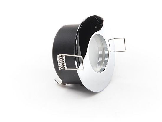 Deko-Light Deckeneinbauring, silber, Chrom, 12V, GU5.3 MR16, max. 35W, IP65 110002