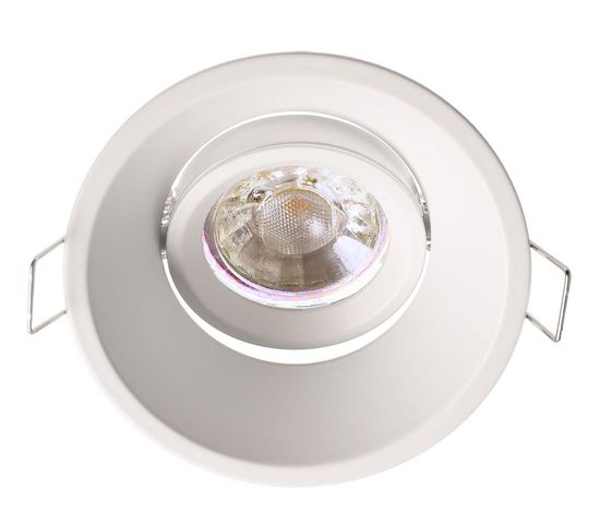Deko-Light Einbaurahmen, Arktur rund, Signalweiß, 12V, GU5.3 MR16, max. 50W 110019