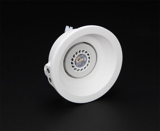 Deko-Light Einbaurahmen, weiß, 12V, GU5.3 MR16, max. 50W 110503