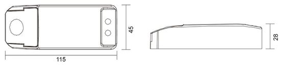 Deko-Light Netzgerät, BASIC, DIM, CV, HALOGEN, Ultra105, dimmbar, 0-105W 180529