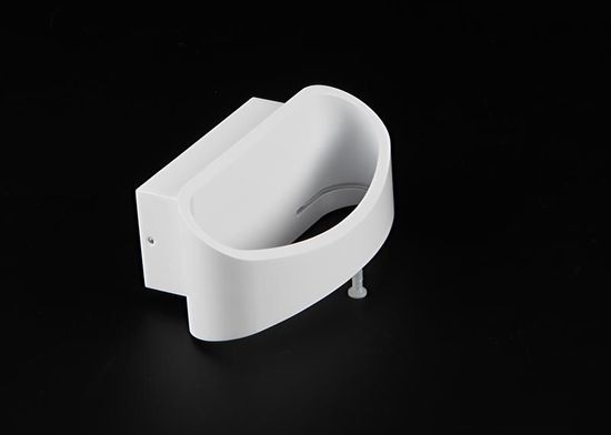 Deko-Light Wandaufbauleuchte Acamar, Warmweiß, Signalweiß 341194
