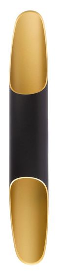 Deko-Light Wandaufbauleuchte Apodis 500, Warmweiß, Aluminium, goldfarben 341200