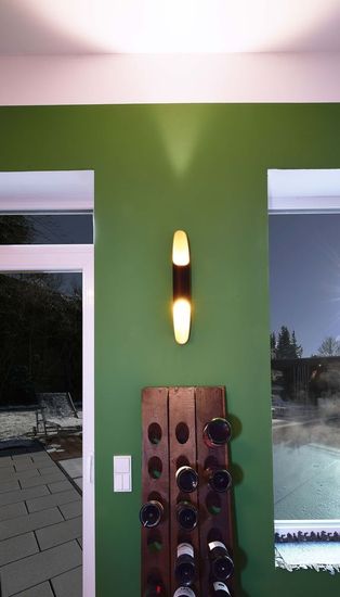 Deko-Light Wandaufbauleuchte Apodis 500, Warmweiß, Aluminium, goldfarben 341200