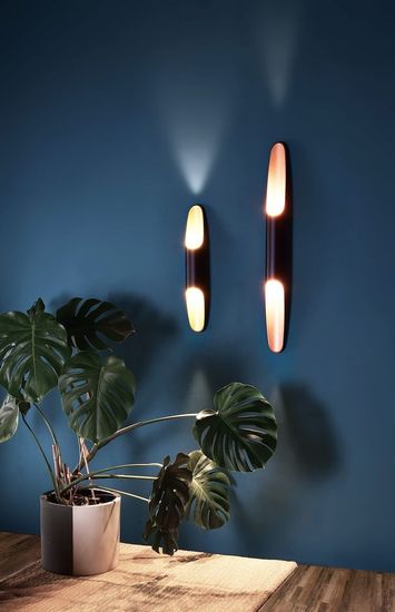 Deko-Light Wandaufbauleuchte Apodis 500, Warmweiß, Aluminium, Roségold 341201