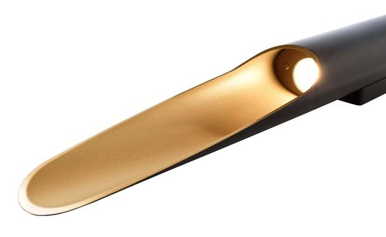 Deko-Light Wandaufbauleuchte Apodis 800, Warmweiß, Aluminium, goldfarben 341202