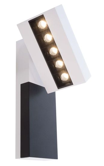 Deko-Light Wandaufbauleuchte Ceti 5, Warmweiß, weiß, matt 341214