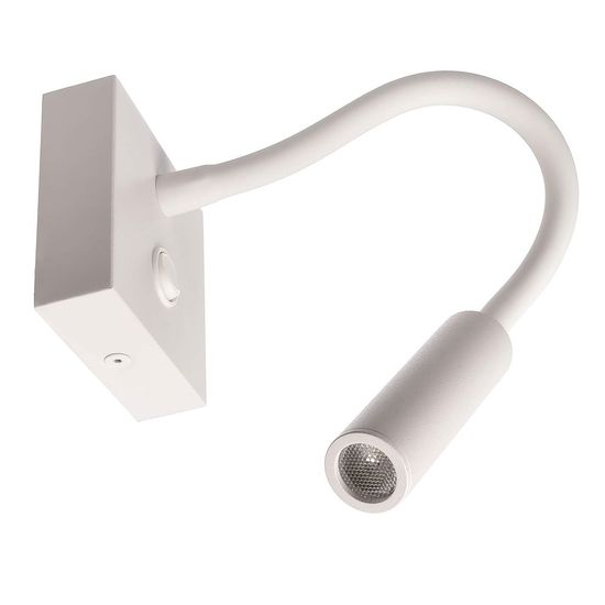 Deko-Light Wandaufbauleuchte Brahe I, Warmweiß, Aluminium 341236