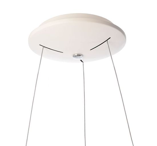 Deko-Light Pendelleuchte Sculptoris 45, Neutralweiß, Aluminium, Signalweiß, matt 342123