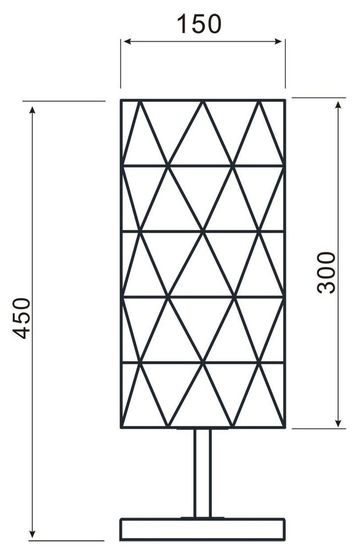 Deko-Light Tischleuchte Asterope linear, weiß, matt, E27, max. 40W 346003