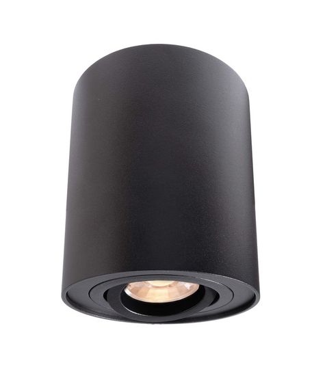 Deko-Light Deckenaufbauleuchte Bengala, GU10, max. 50W, Alu, Schwarz 348022