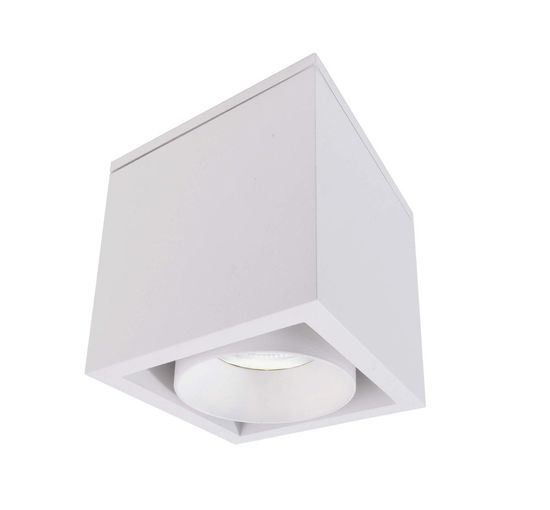 Deko-Light Deckenaufbauleuchte Ceti, Warmweiß, weiß, matt, IP44 348045