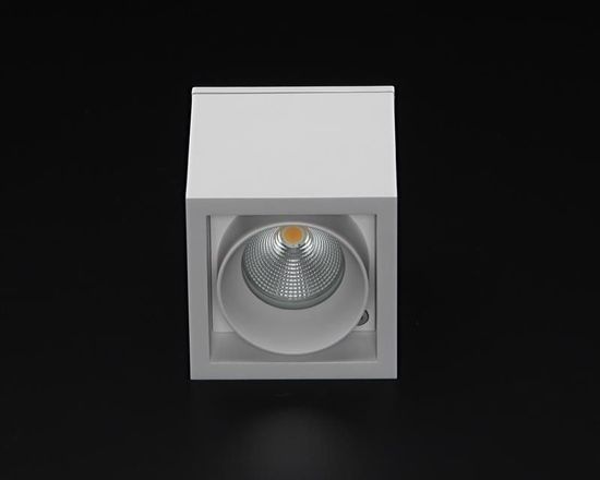 Deko-Light Deckenaufbauleuchte Ceti, Warmweiß, weiß, matt, IP44 348045