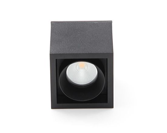 Deko-Light Deckenaufbauleuchte Ceti, Warmweiß, schwarz, IP44 348046