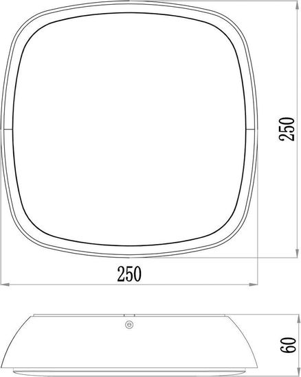 Deko-Light Deckenaufbauleuchte Aurigae, Warmweiß, weiß, IP65 348121