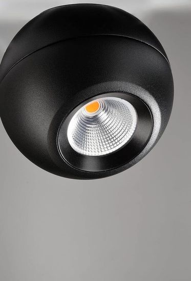 Deko-Light Deckenaufbauleuchte Bellatrix, Warmweiß, Schwarz 348126